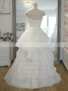 Organza Sweetheart Princess Boutique Cascading Ruffles Wedding Dress #PWD00021242