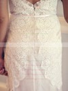 Trumpet/Mermaid Sweetheart Ivory Chiffon Lace Sashes/Ribbons Modest Wedding Dresses #PWD00021347