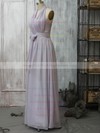 Juniors Lavender Chiffon with Ruffles Halter Bridesmaid Dress #PWD01012399