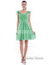 Sweetheart Watermelon Chiffon Nice Ruffles Short/Mini Bridesmaid Dress #PWD01012426