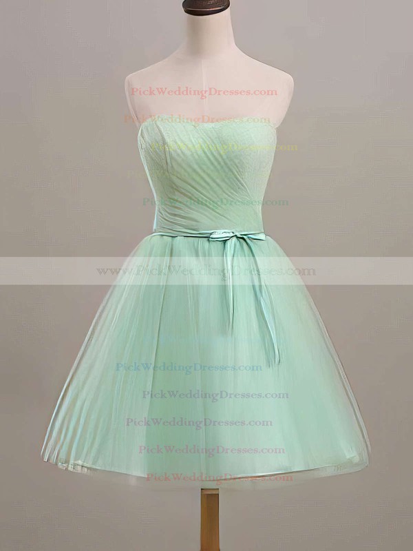 Tulle Sweetheart Sage with Sashes/Ribbons Lace-up Glamorous Bridesmaid Dresses #PWD01012446