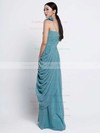 Sheath/Column Stunning One Shoulder Chiffon Ruffles Bridesmaid Dress #PWD01012486