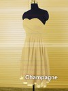 Chiffon with Ruffles Sweetheart Knee-length Nicest Bridesmaid Dresses #PWD01012500