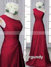 Popular Lavender Chiffon Sheath/Column One Shoulder Bridesmaid Dress #PWD01012522