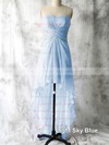Unusual Lavender Lace Chiffon Sweetheart Asymmetrical Bridesmaid Dresses #PWD01012552
