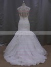 New Arrival Trumpet/Mermaid Tulle Appliques Lace Ivory Sweetheart Wedding Dress #PWD00021993