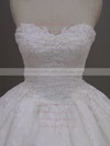 Ball Gown Ivory Lace Beading New Arrival Cathedral Train Wedding Dresses #PWD00022096