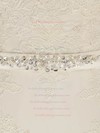 Long Sleeve Trumpet/Mermaid Chiffon Appliques Lace V-neck Wedding Dress #PWD00022515
