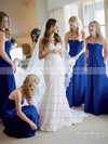 Affordable Floor-length Sweetheart Ruffles Chiffon Long Bridesmaid Dress #PWD01012770