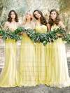 Affordable Ruffles Tulle Sweep Train Halter Bridesmaid Dresses #PWD01012819