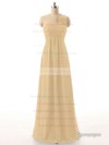 Burgundy One Shoulder Chiffon Flower(s) Fashion Empire Bridesmaid Dresses #PWD01012820