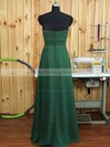 Dark Green Sweetheart Ruffles Chiffon A-line Boutique Bridesmaid Dress #PWD01012894