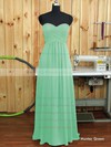 Dark Green Sweetheart Ruffles Chiffon A-line Boutique Bridesmaid Dress #PWD01012894