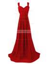 Discounted Sweetheart Sweep Train Chiffon with Criss Cross Empire Bridesmaid Dresses #PWD01012945