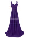 Discounted Sweetheart Sweep Train Chiffon with Criss Cross Empire Bridesmaid Dresses #PWD01012945