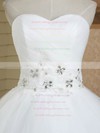 Ball Gown Sweetheart Tulle with Beading Floor-length Lace-up Original Wedding Dresses #PWD00022579
