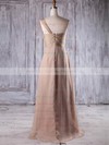 Chiffon One Shoulder Floor-length A-line with Ruffles Bridesmaid Dresses #PWD01013199
