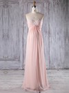 Chiffon Sweetheart Floor-length Empire with Appliques Lace Bridesmaid Dresses #PWD01013252
