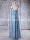 Chiffon One Shoulder Floor-length Empire with Ruffles Bridesmaid Dresses #PWD01013260