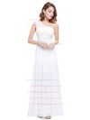 Chiffon One Shoulder Ankle-length Empire with Flower(s) Bridesmaid Dresses #PWD01013377