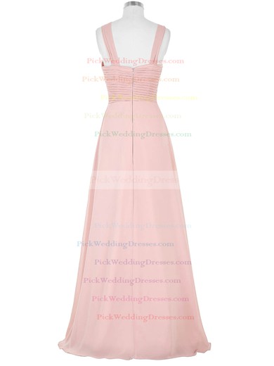 Chiffon Sweetheart Floor-length A-line with Pleats Bridesmaid Dresses #PWD01013395