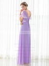 Chiffon V-neck Floor-length Empire with Sashes / Ribbons Bridesmaid Dresses #PWD01013419