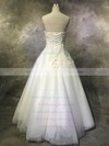 Tulle Sweetheart Floor-length Ball Gown with Sequins Wedding Dresses #PWD00022952