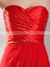 Sheath/Column Floor-length Chiffon Ruched Sweetheart Bridesmaid Dresses #PWD02012976