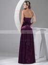 A-line Floor-length Elastic Woven Satin Ruched Strapless Bridesmaid Dresses #PWD02013052