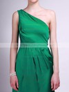 A-line Floor-length Satin Draping One Shoulder Bridesmaid Dresses #PWD02013609