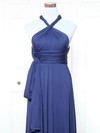 Jersey V-neck Short/Mini A-line with Ruffles Bridesmaid Dresses #PWD01013143