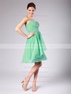 A-line Knee-length Chiffon Pleats Sweetheart Bridesmaid Dresses #PWD02013615
