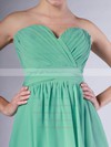 A-line Knee-length Chiffon Pleats Sweetheart Bridesmaid Dresses #PWD02013615