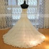Tulle Sweetheart Sweep Train Trumpet/Mermaid with Appliques Lace Wedding Dresses #PWD00023009