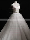 Tulle Sweetheart Floor-length Ball Gown with Beading Wedding Dresses #PWD00023041