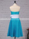 Satin Strapless Knee-length A-line Sashes / Ribbons Bridesmaid Dresses #PWD01013553