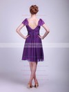 A-line Knee-length Chiffon Sashes/Ribbons V-neck Bridesmaid Dresses #PWD02013627