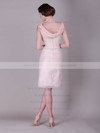 A-line Knee-length Chiffon Bow Scoop Bridesmaid Dresses #PWD02013680