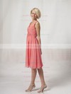 A-line Knee-length Chiffon Pleats V-neck Bridesmaid Dresses #PWD02022816