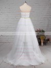 Tulle Sweetheart Sweep Train Ball Gown Beading Wedding Dresses #PWD00023216