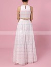 Lace Scoop Neck Floor-length A-line Pockets Wedding Dresses #PWD00023456