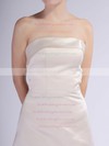 A-line Short/Mini Satin Draped Strapless Bridesmaid Dresses #PWD01012042