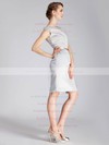 A-line Knee-length Satin Beading Bateau Bridesmaid Dresses #PWD02013672