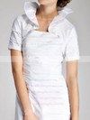 Sheath/Column Knee-length Taffeta Pleats Strapless Bridesmaid Dresses #PWD02013675