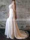 Trumpet/Mermaid Ivory Strapless Ruffles Lace Popular Wedding Dress #PWD00020556