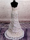 Perfect Sweetheart Lace Satin Sashes/Ribbons Trumpet/Mermaid Wedding Dress #PWD00020566