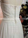 Floor-length Satin Tulle Sweetheart Lace Vintage Ivory Wedding Dresses #PWD00020608