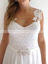 Sashes / Ribbons Sweetheart White Chiffon Ladies Wedding Dresses #PWD00020759